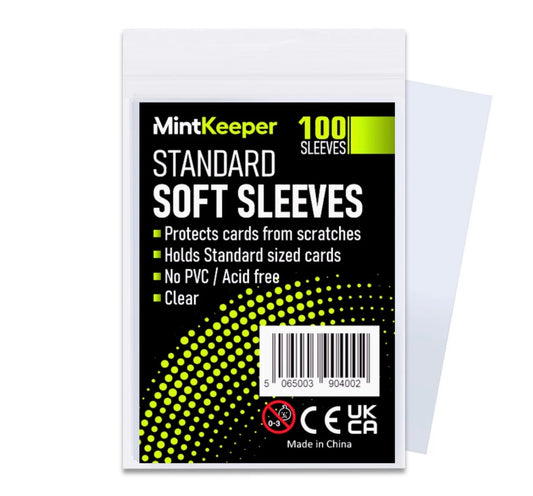MintKeeper - Standard Soft Card Sleeves (100 Sleeves)