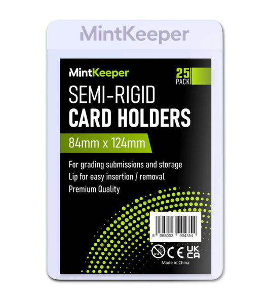 MintKeeper - Semi Rigid Card Holders - (25)